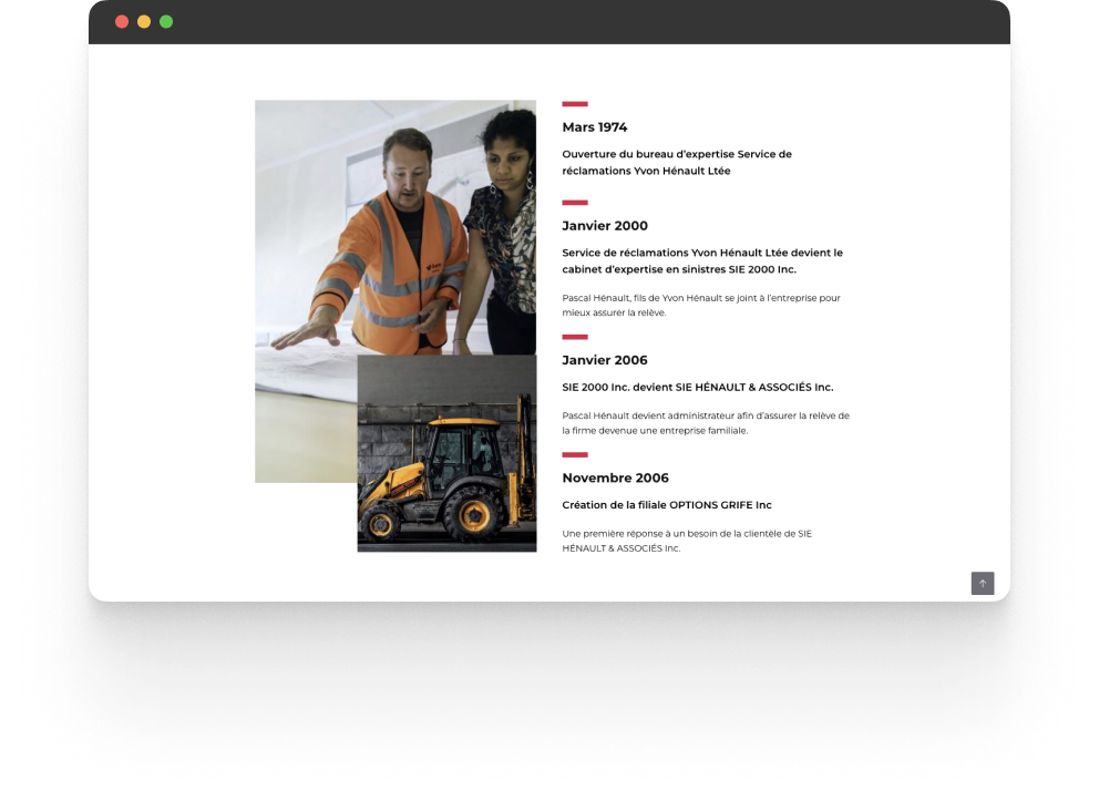 Groupe Hénault screenshot